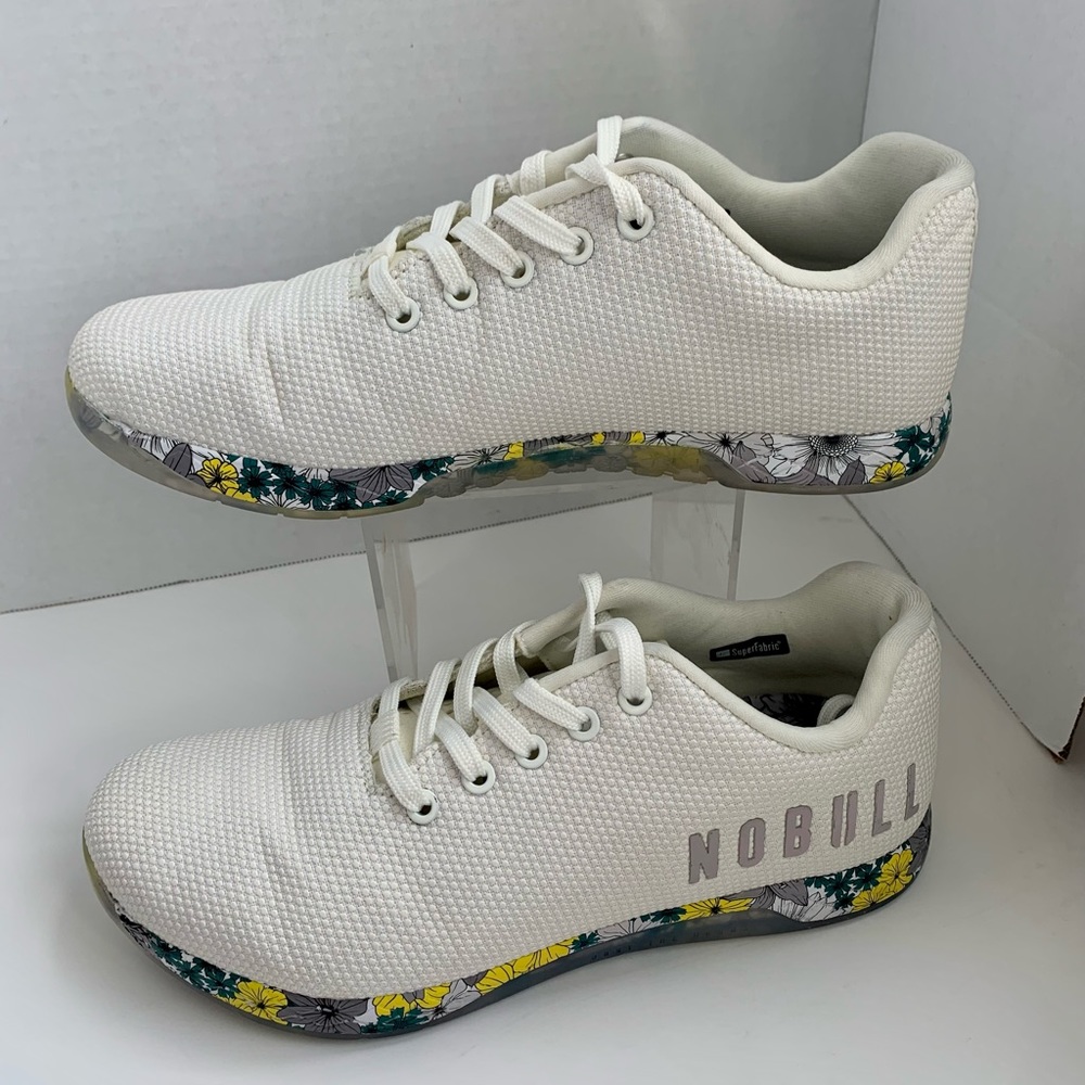 NO BULL SPRING FLING TRAINER White - Floral (MEN'S 9 - women’s  10.5)